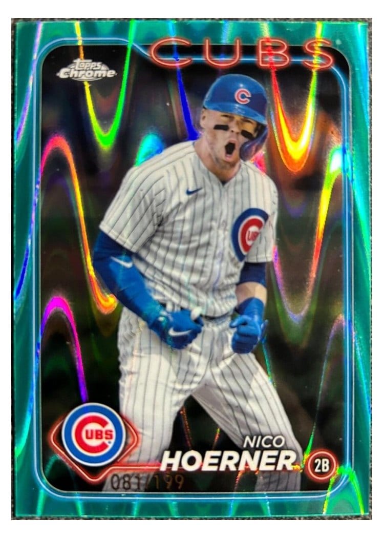 2024 Topps Chrome Base Set Nico Hoerner #141 card
