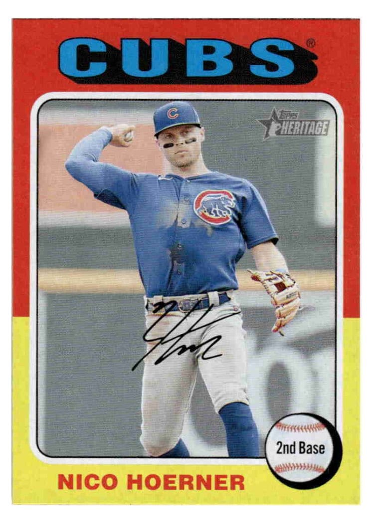 2024 Topps Heritage Base Set Nico Hoerner #280 card