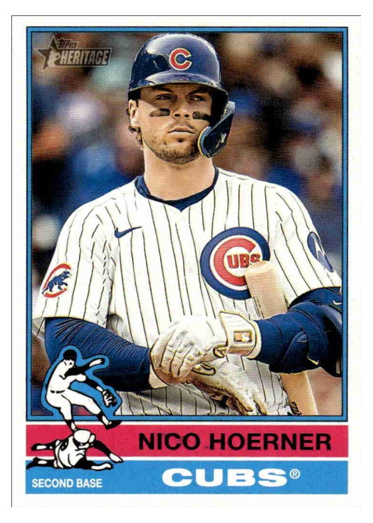 2025 Topps Heritage Base Set Nico Hoerner #52 card