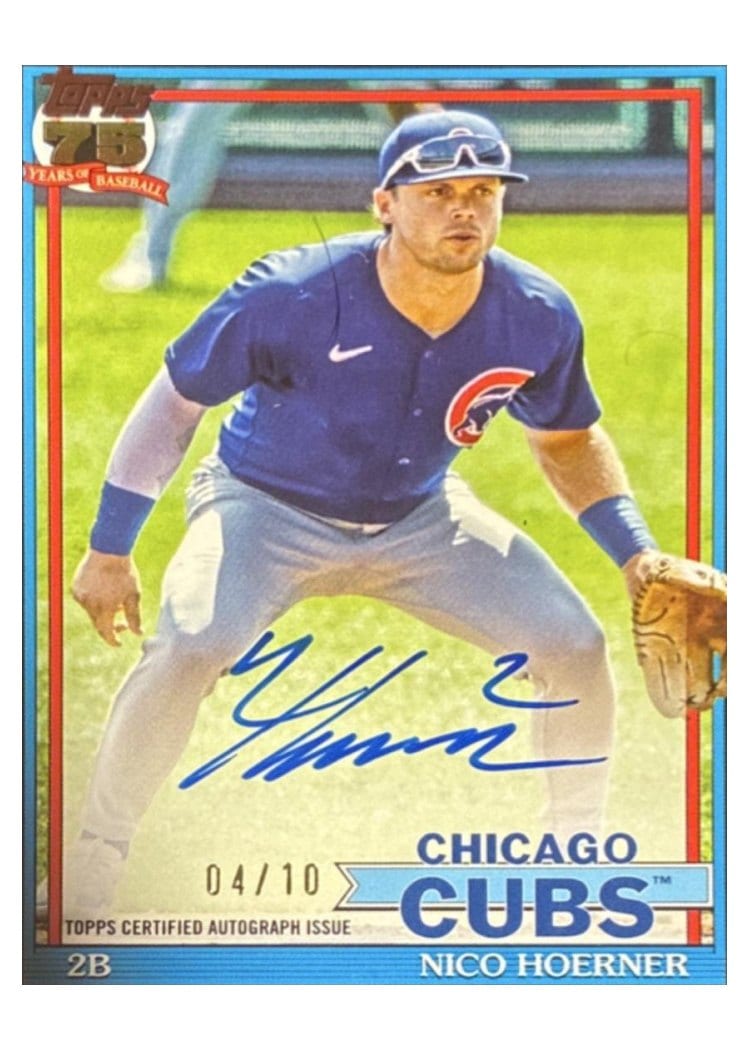 2026 Topps 1991 Topps Autographs Nico Hoerner #91A-NH card