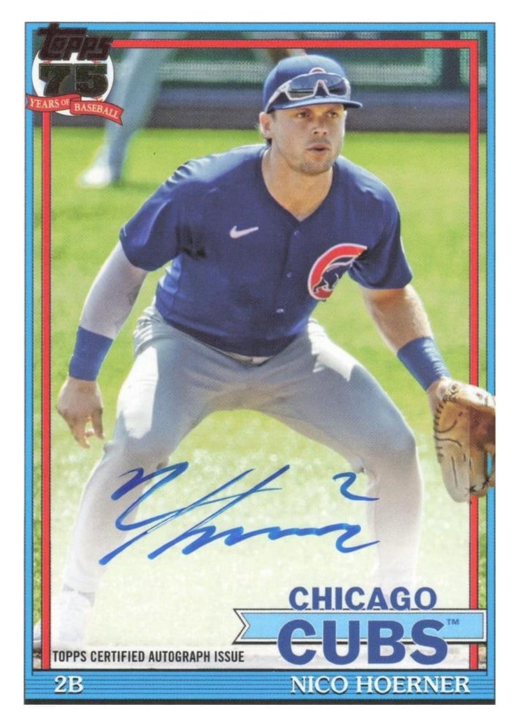 2026 Topps 1991 Topps Autographs Nico Hoerner #91A-NH card