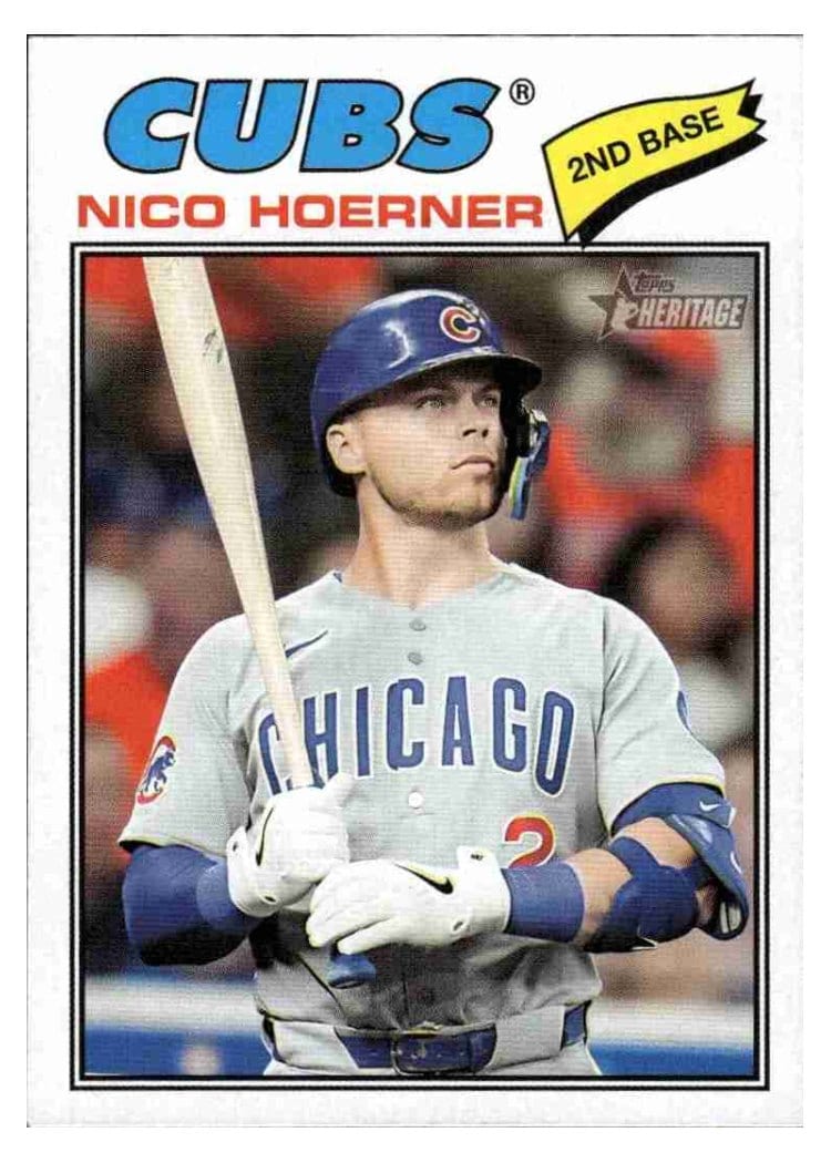 2026 Topps Heritage Base Set Nico Hoerner #28 card
