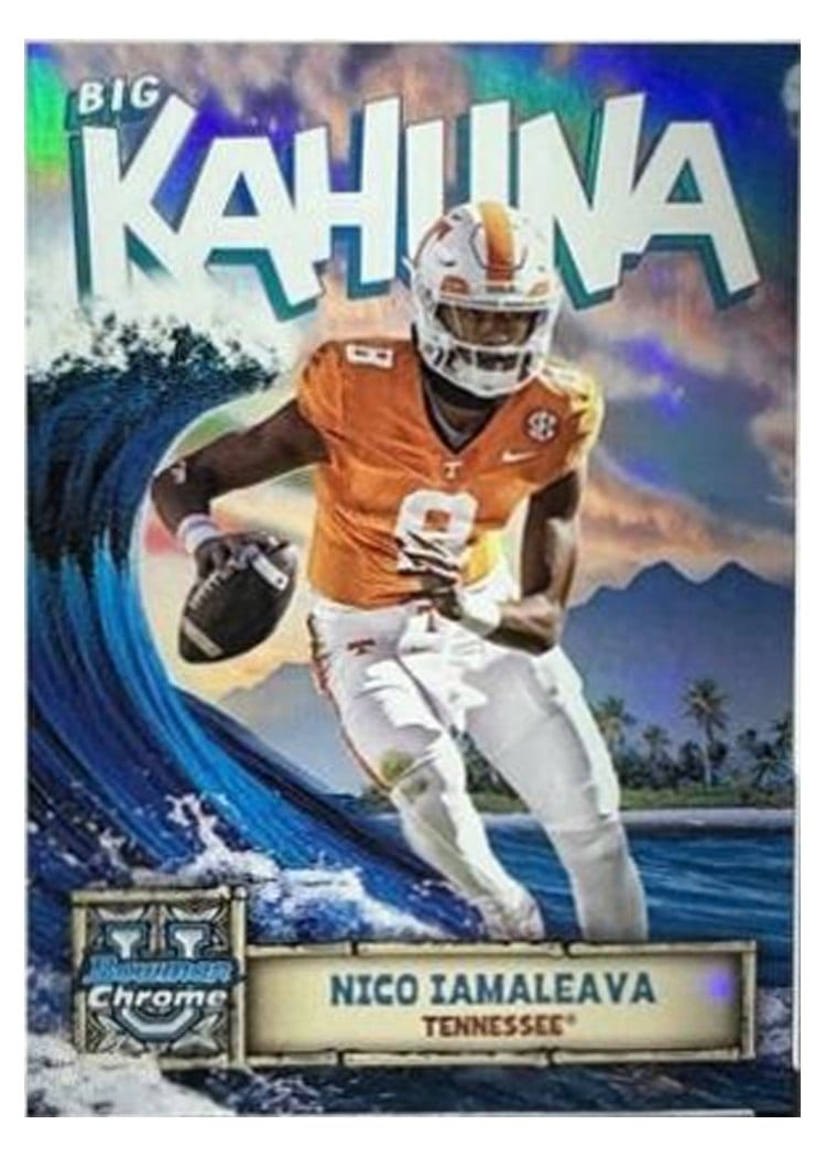 2024 Bowman University Chrome The Big Kahuna Set Nico Iamaleava #BK-20 card