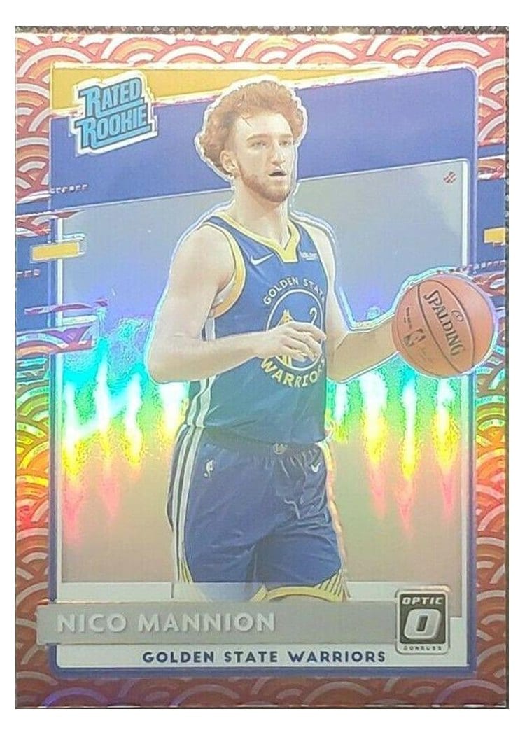 2020-21 Donruss Optic Base Set Nico Mannion #190 card