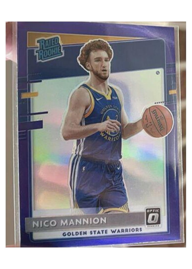 2020-21 Donruss Optic Base Set Nico Mannion #190 card