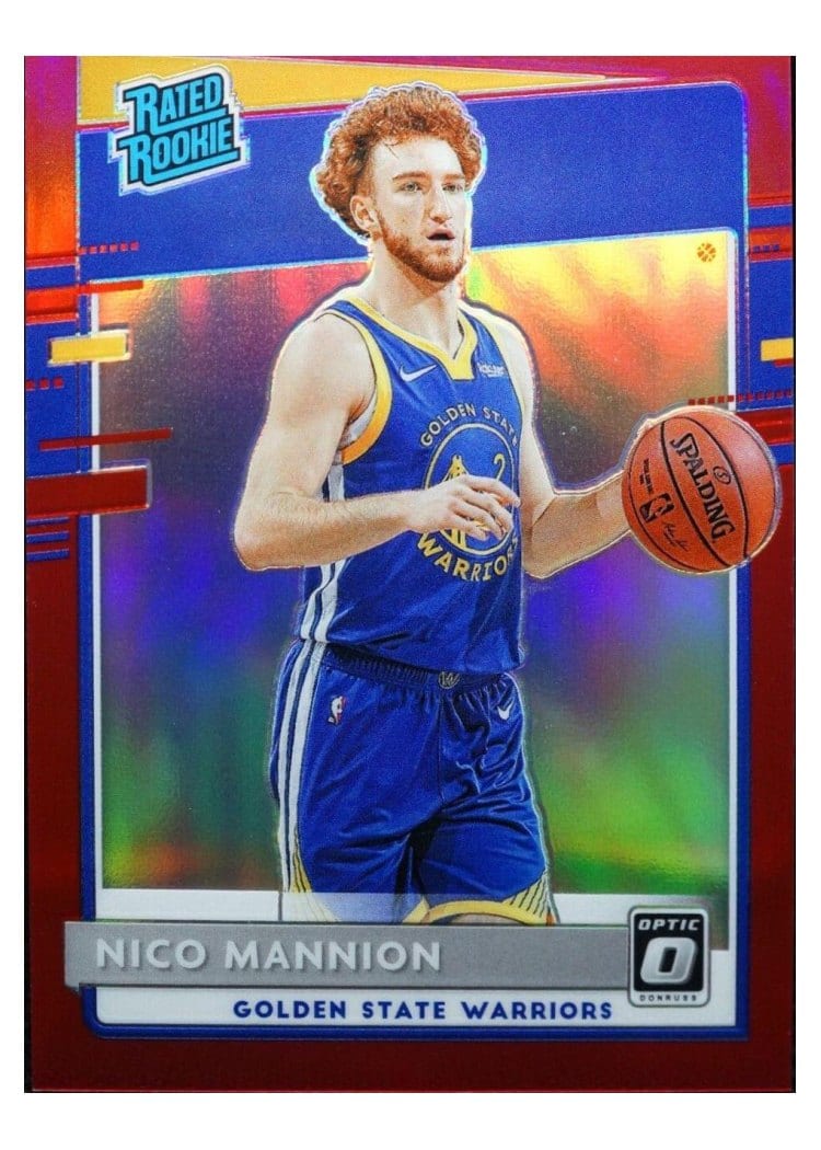 2020-21 Donruss Optic Base Set Nico Mannion #190 card