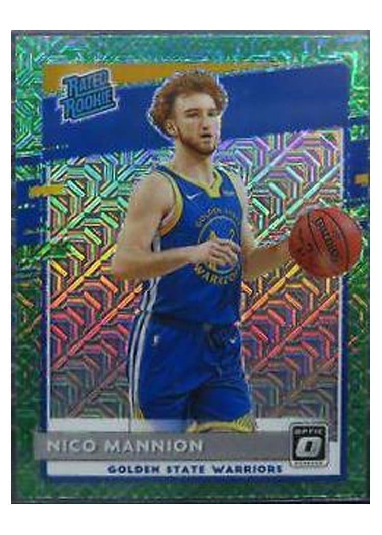 2020-21 Donruss Optic Base Set Nico Mannion #190 card