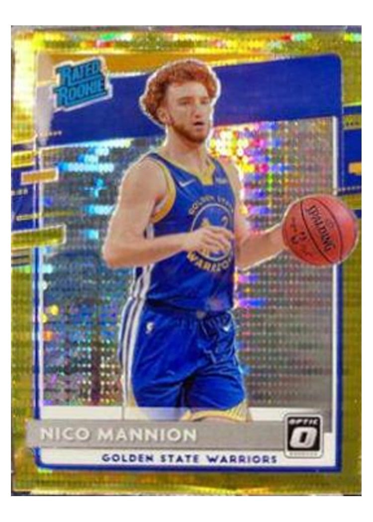 2020-21 Donruss Optic Base Set Nico Mannion #190 card