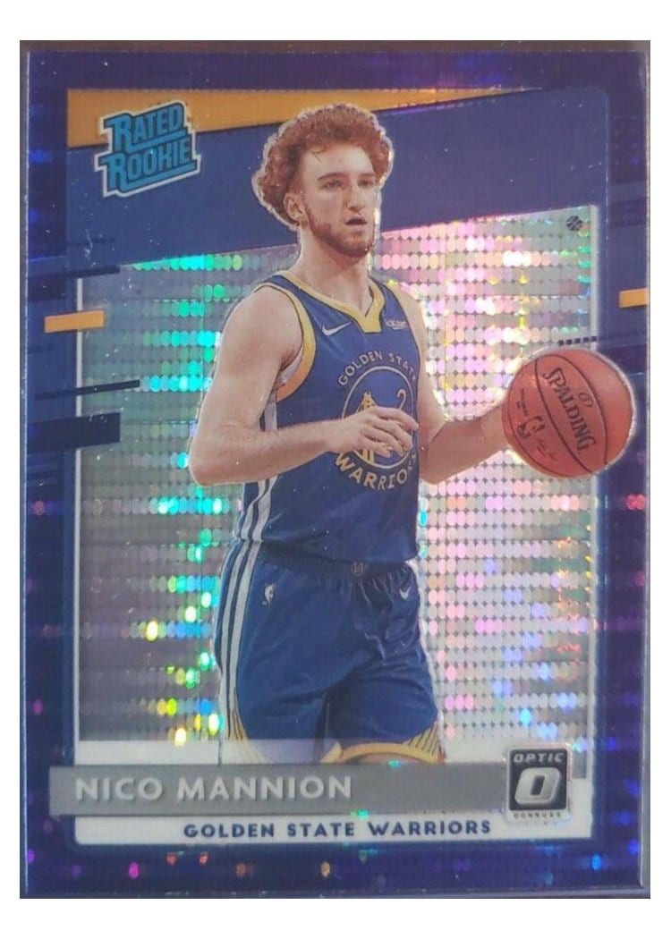 2020-21 Donruss Optic Base Set Nico Mannion #190 card