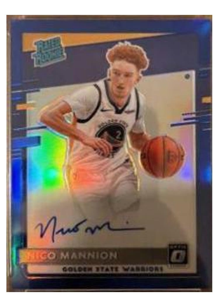 2020-21 Donruss Optic Base Set Nico Mannion #190 card