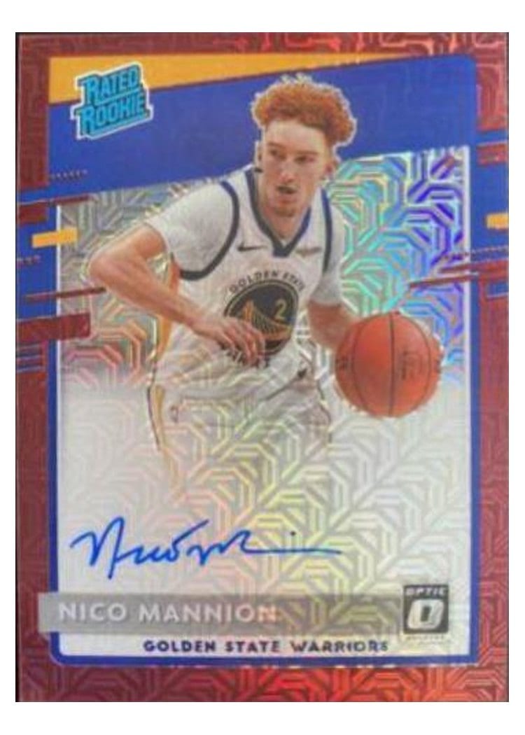 2020-21 Donruss Optic Base Set Nico Mannion #190 card