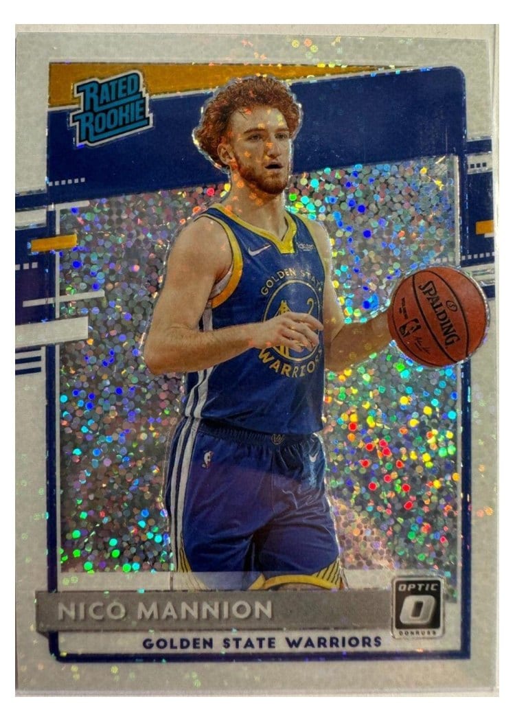 2020-21 Donruss Optic Base Set Nico Mannion #190 card