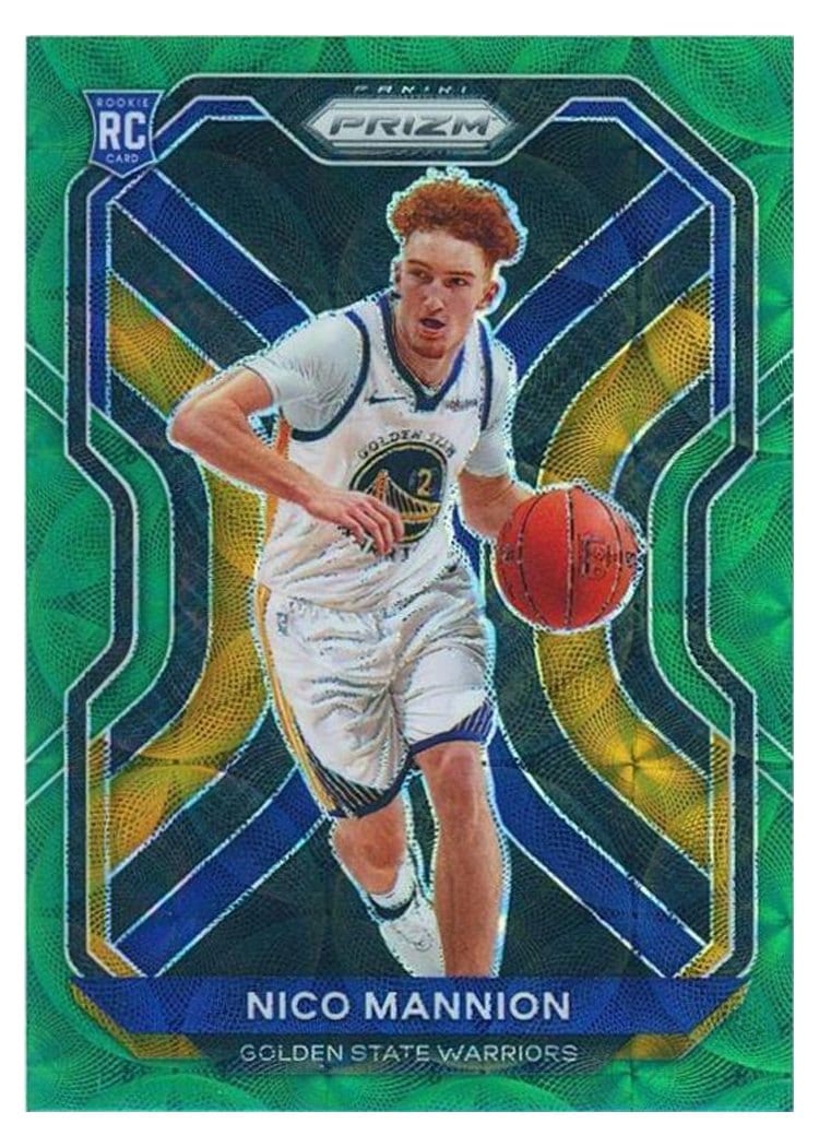 2020-21 Panini Prizm Base Set Nico Mannion #293 card