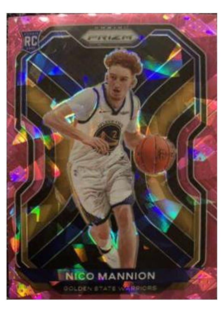 2020-21 Panini Prizm Base Set Nico Mannion #293 card