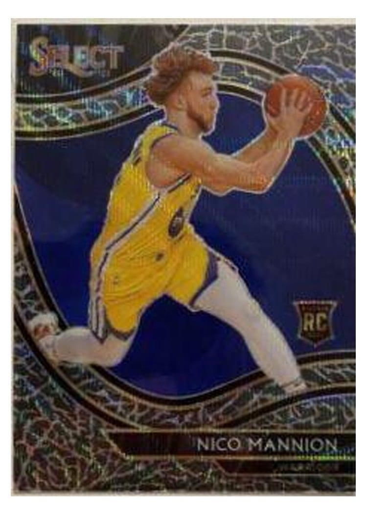 2020-21 Panini Select Base Set Nico Mannion #261 card