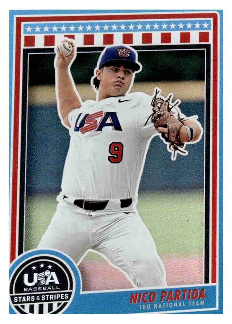 2025 Panini Stars & Stripes Base Set Nico Partida #5 card