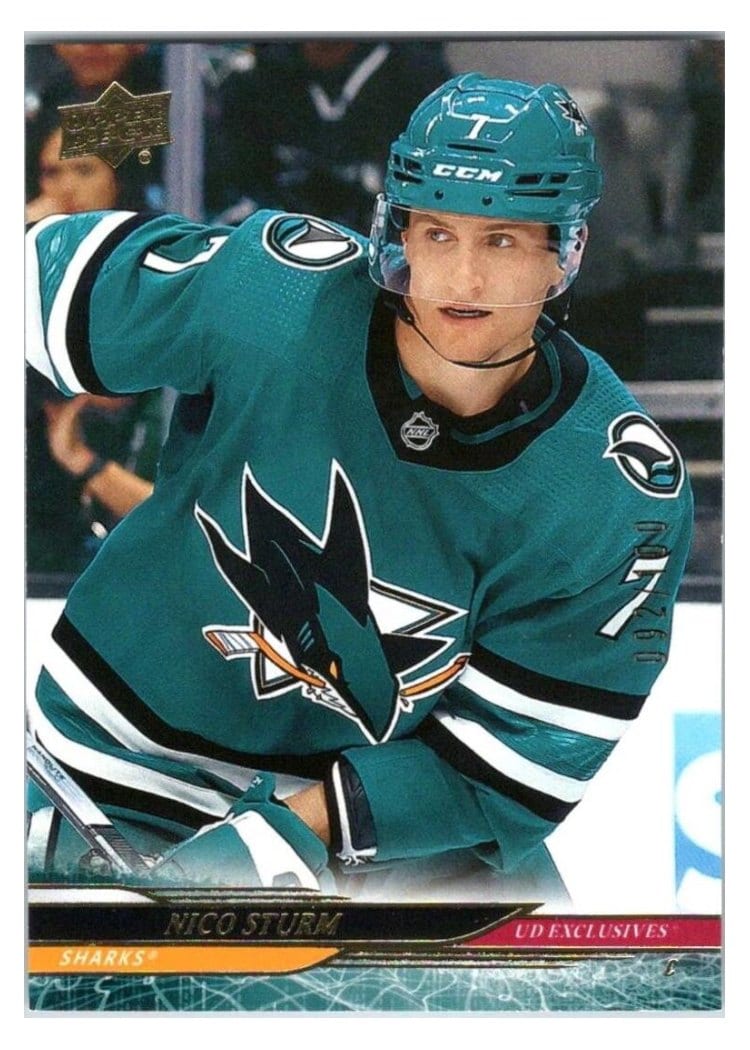 2024-25 Upper Deck Base Set Nico Sturm #385 card