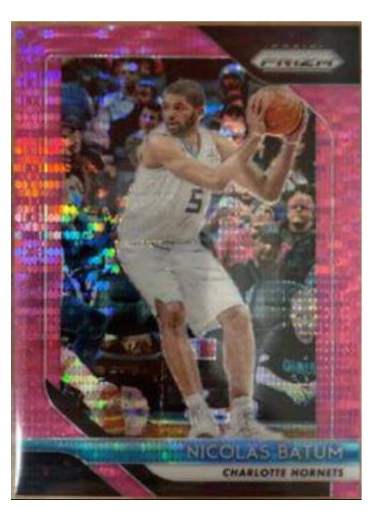 2018-19 Panini Prizm Base Set Nicolas Batum Pink Pulsar Prizm #20 card