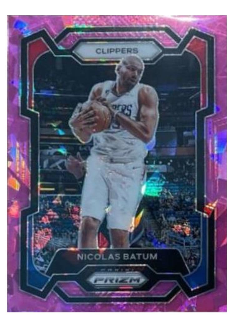 2023-24 Panini Prizm Base Set Nicolas Batum Pink Ice #262 card