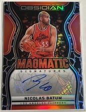 2024-25 Panini Obsidian Magmatic Signatures Nicolas Batum #MS-NBL card