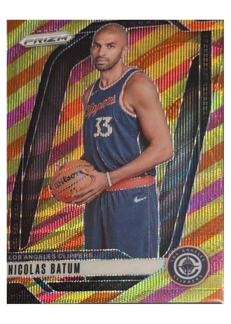 2024-25 Panini Prizm Base Set Nicolas Batum Multi Wave #177 card
