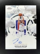 2025-26 Topps Chrome Sky Write Signatures Nicolas Batum #SWS-NB card