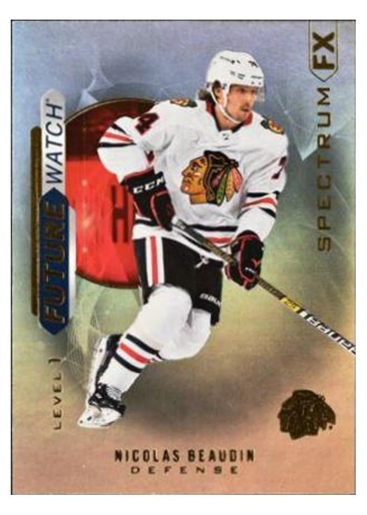 2020-21 SP Authentic Spectrum FX Nicolas Beaudin #S-64 card