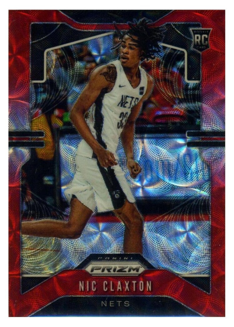 2019-20 Panini Prizm Base Set Nicolas Claxton #292 card
