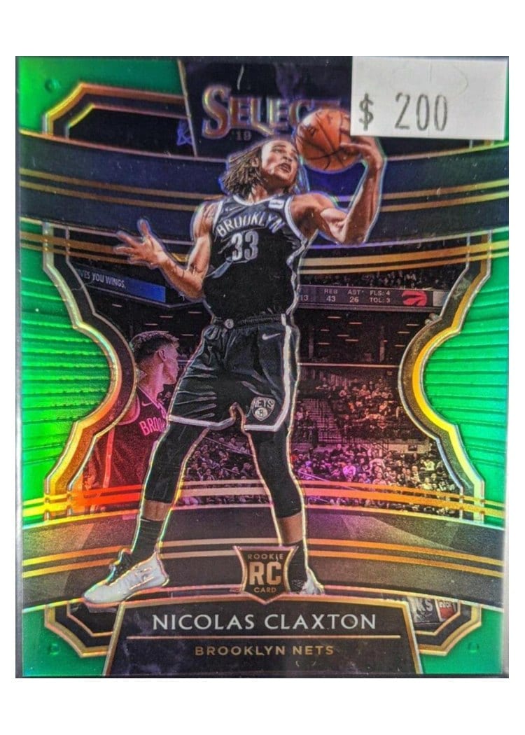 2019-20 Panini Select Base Set Nicolas Claxton #59 card