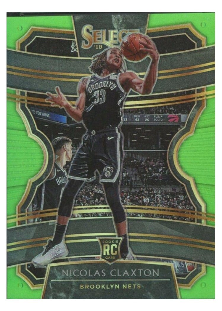 2019-20 Panini Select Base Set Nicolas Claxton #59 card