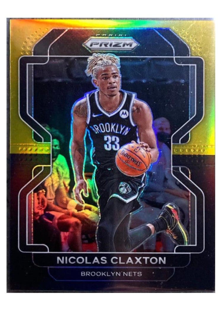 2021-22 Panini Prizm Base Set Nicolas Claxton #38 card