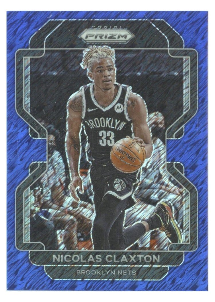 2021-22 Panini Prizm Base Set Nicolas Claxton #38 card
