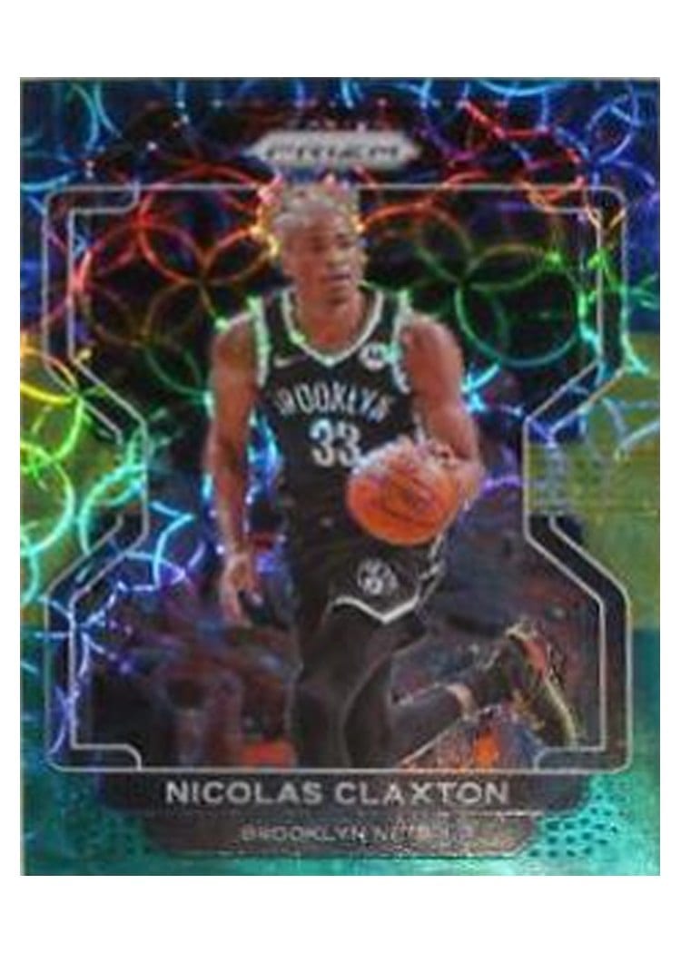 2021-22 Panini Prizm Base Set Nicolas Claxton #38 card