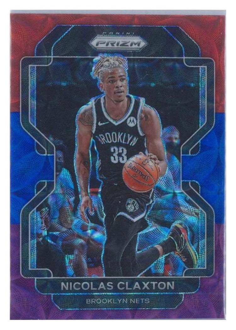 2021-22 Panini Prizm Base Set Nicolas Claxton #38 card