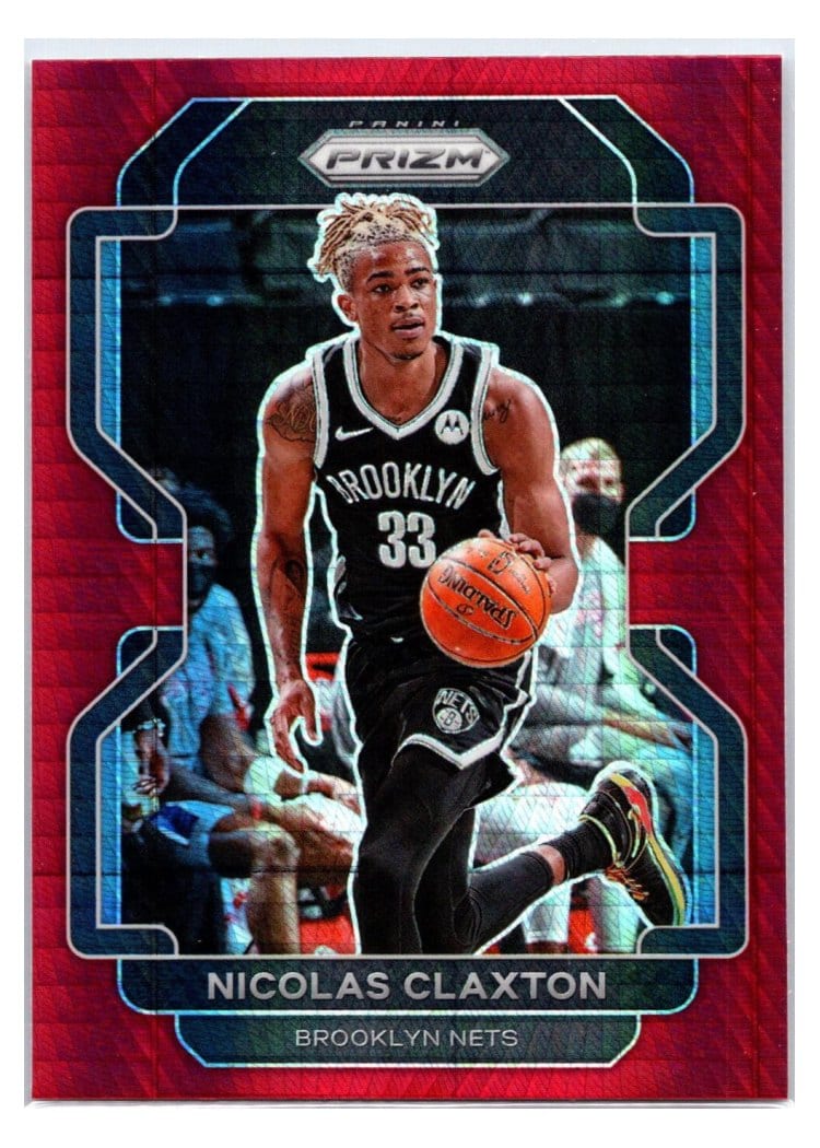 2021-22 Panini Prizm Base Set Nicolas Claxton #38 card