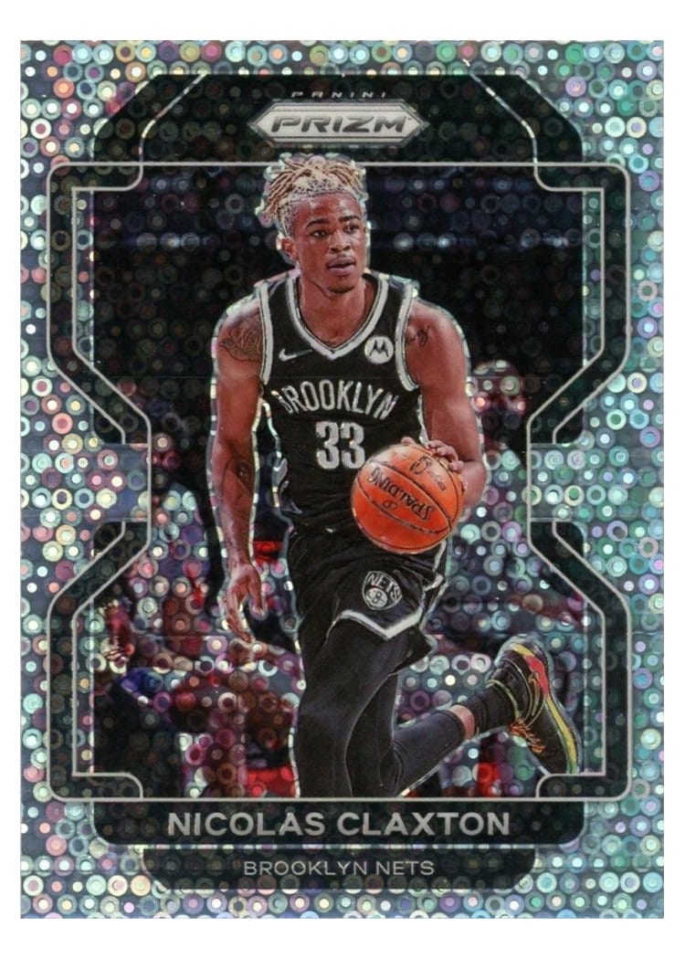 2021-22 Panini Prizm Base Set Nicolas Claxton #38 card