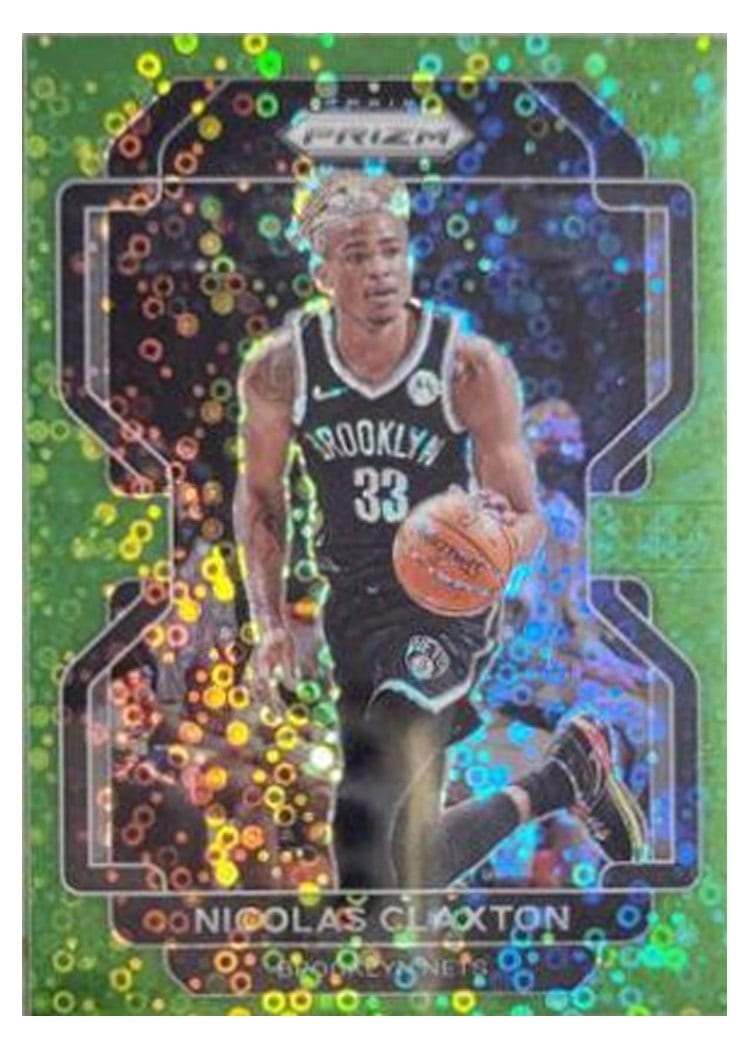 2021-22 Panini Prizm Base Set Nicolas Claxton #38 card