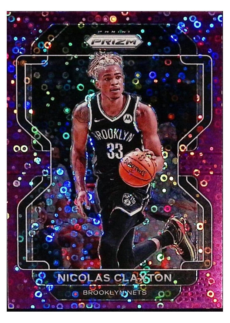 2021-22 Panini Prizm Base Set Nicolas Claxton #38 card