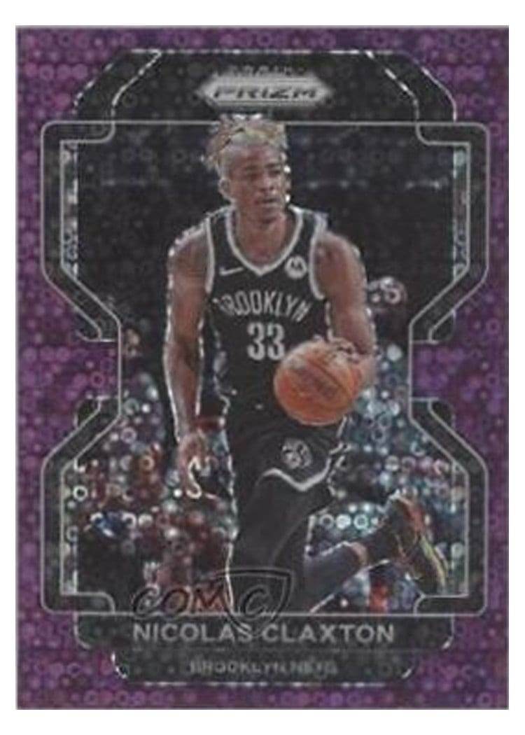 2021-22 Panini Prizm Base Set Nicolas Claxton #38 card