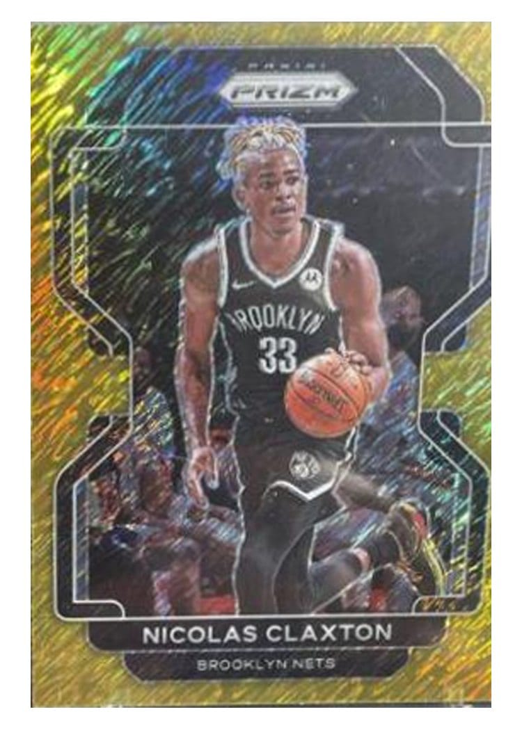 2021-22 Panini Prizm Base Set Nicolas Claxton #38 card