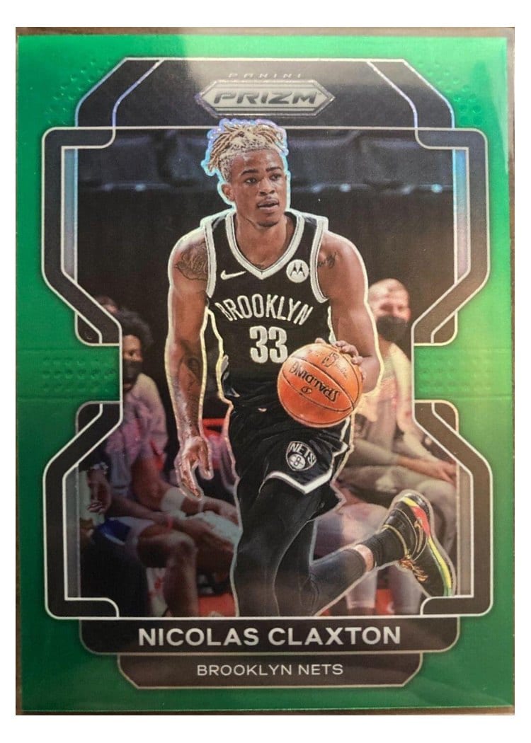 2021-22 Panini Prizm Base Set Nicolas Claxton #38 card