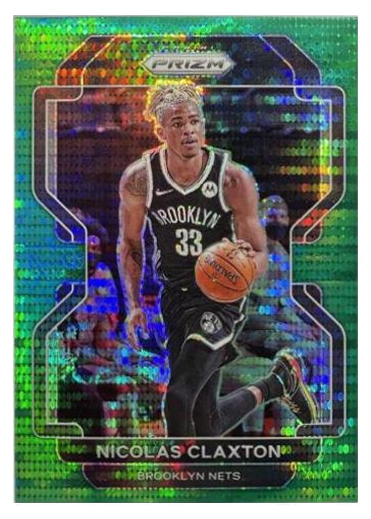 2021-22 Panini Prizm Base Set Nicolas Claxton #38 card
