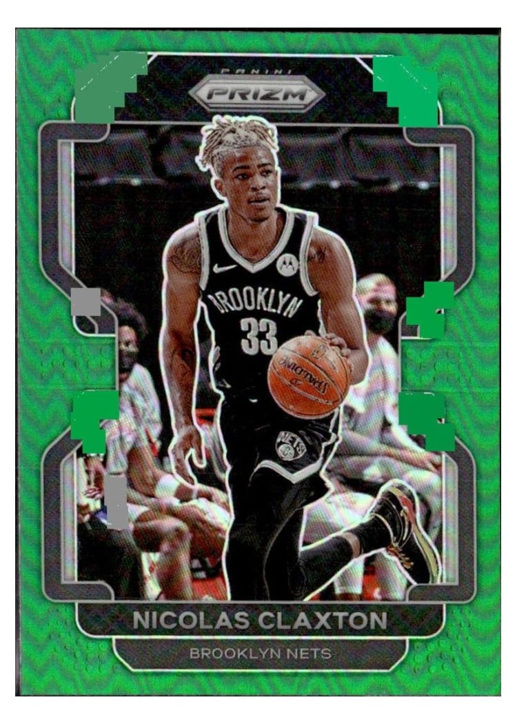 2021-22 Panini Prizm Base Set Nicolas Claxton #38 card