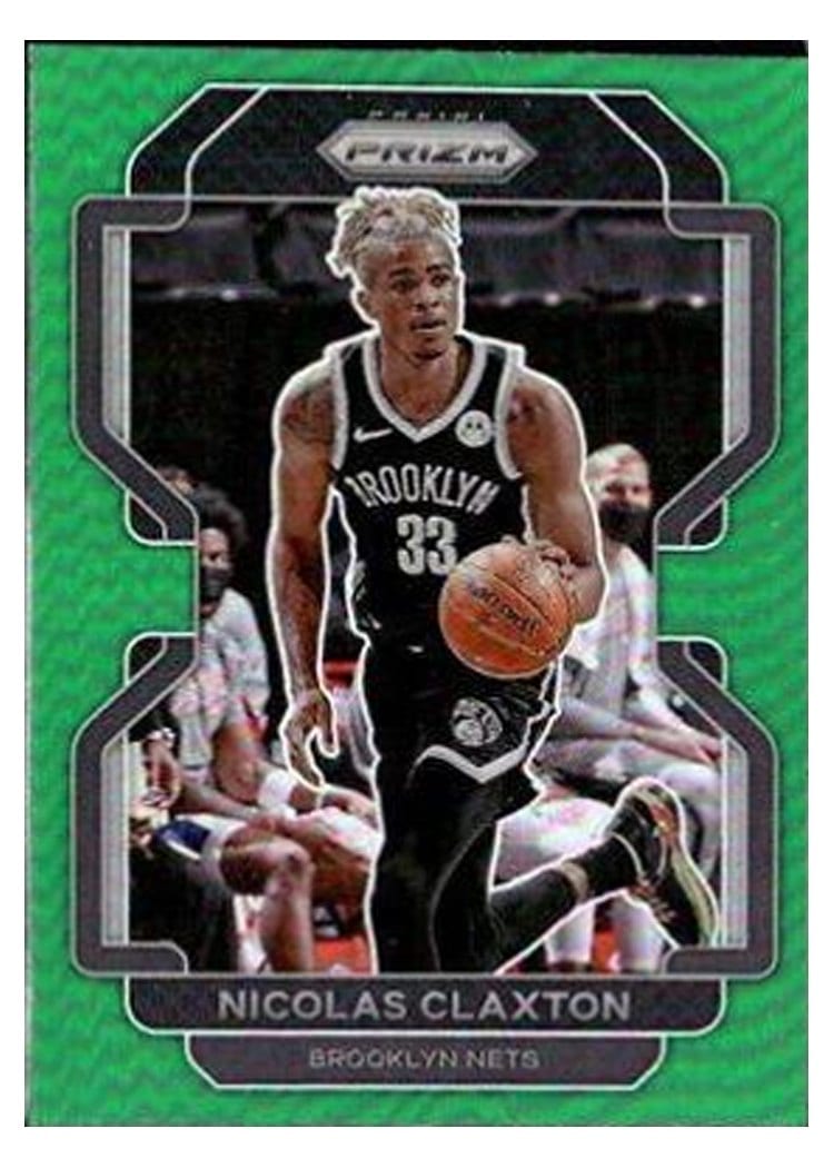 2021-22 Panini Prizm Base Set Nicolas Claxton #38 card