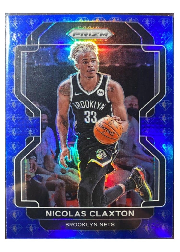 2021-22 Panini Prizm Base Set Nicolas Claxton #38 card