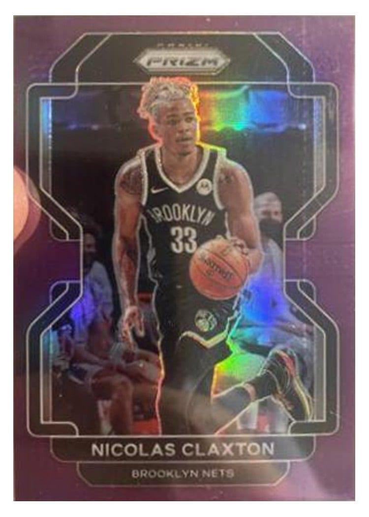 2021-22 Panini Prizm Base Set Nicolas Claxton #38 card