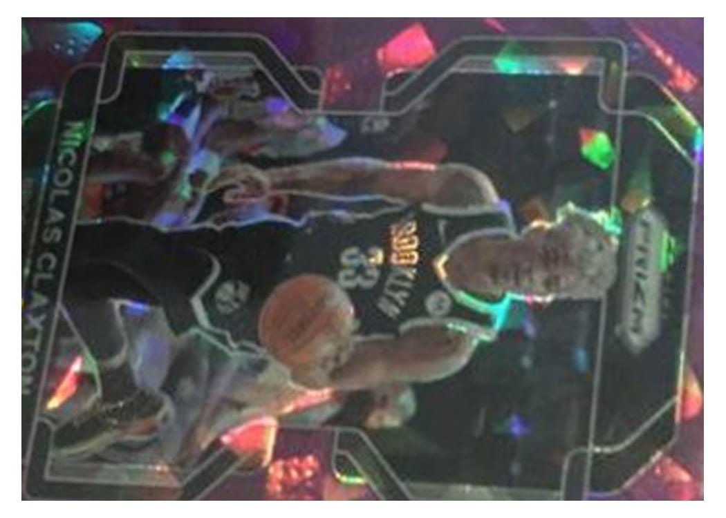 2021-22 Panini Prizm Base Set Nicolas Claxton #38 card