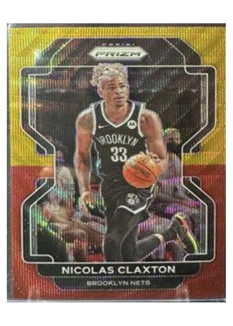 2021-22 Panini Prizm Base Set Nicolas Claxton #38 card