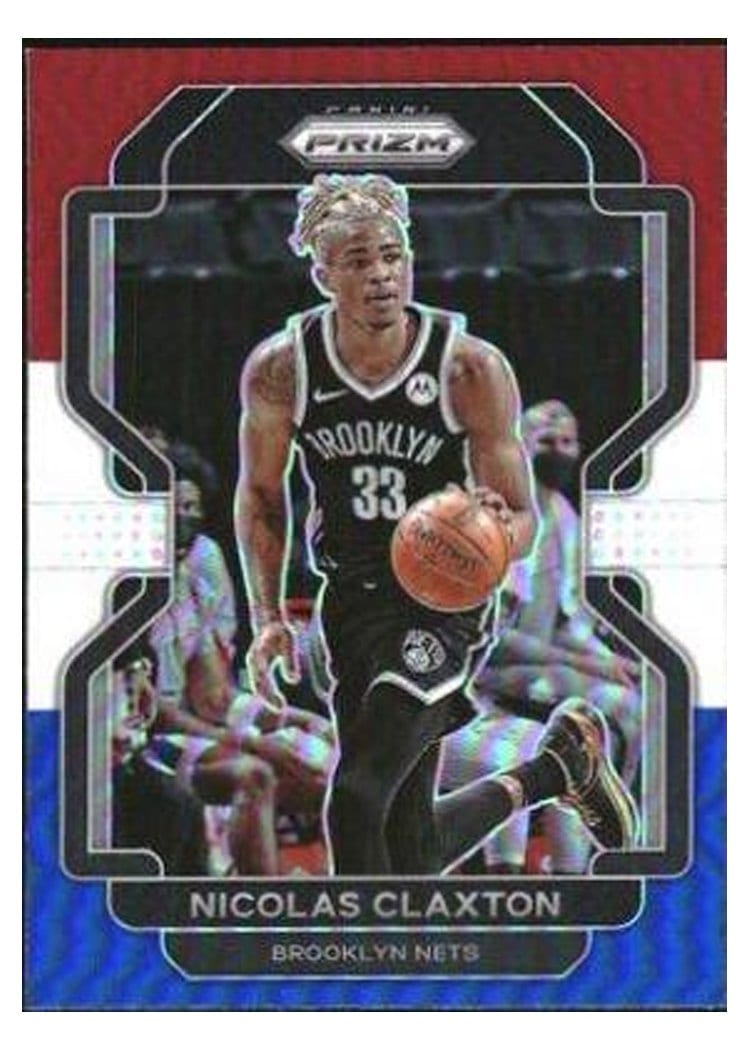 2021-22 Panini Prizm Base Set Nicolas Claxton #38 card