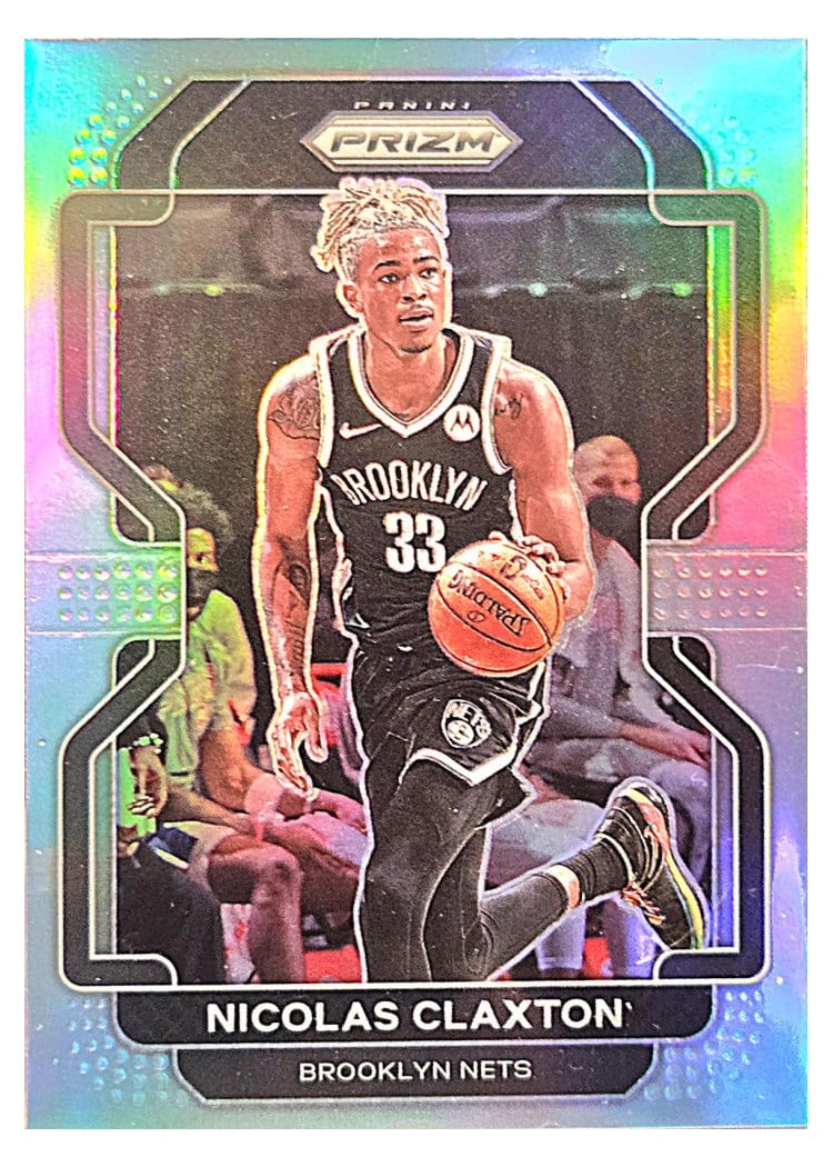 2021-22 Panini Prizm Base Set Nicolas Claxton #38 card